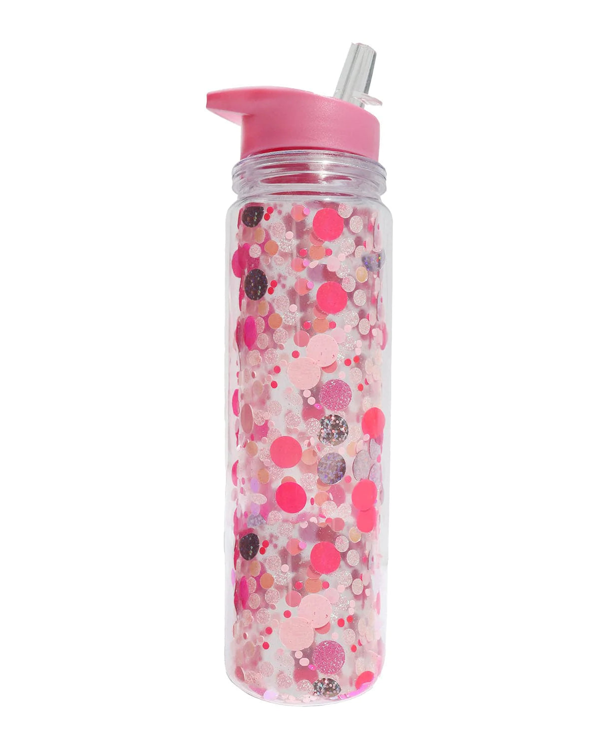 Pink Party Confetti Water Bottle - 20oz